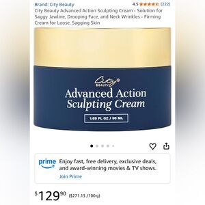 City beauty multi action sculpting cream